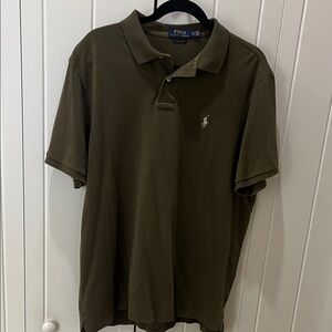 Polo by Ralph Lauren Olive Green Men’s Polo with White Pony